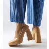 Gemre Béžové lodičky Mailly na vysokom podpätku modrá hnedá krémová Gemre Béžové lodičky Mailly na vysokom podpätku modrá hnedá krémová