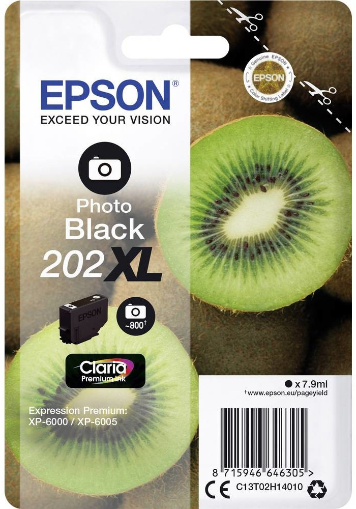 Epson 202XL Photo Black - originálny