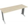 Hobis Pracovný stôl Flex, 160x75,5x60 cm, agát/kov Hobis Pracovný stôl Flex, 160x75,5x60 cm, agát/kov