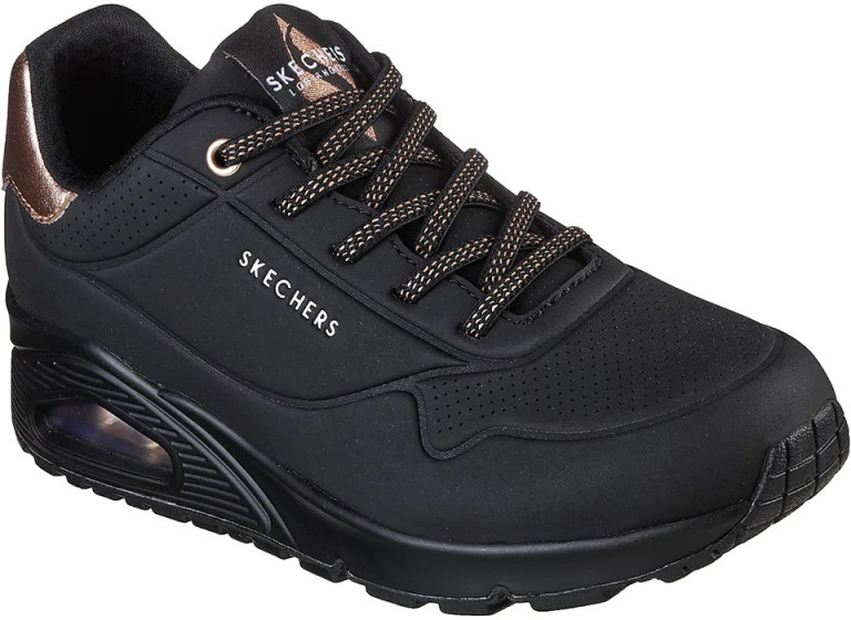 Skechers Uno Shimmer Away black čierna