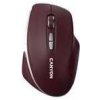 Canyon MW-21, Wireless optická myš, USB prij., Blue LED senz., 800/1.200/1.600 dpi, 3 tlač, bordová (CNS-CMSW21BR) Canyon MW-21, Wireless optická myš, USB prij., Blue LED senz., 800/1.200/1.600 dpi, 3 tlač, bordová (CNS-CMSW21BR)
