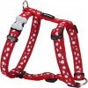 Postroj RD 12 mm x 30-44 cm - White Spots on Red Postroj RD 12 mm x 30-44 cm - White Spots on Red