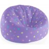 Sablio Sedací vak Cocoon Hviezdy na fialovej - 75 x 45 x 35 cm Sablio Sedací vak Cocoon Hviezdy na fialovej - 75 x 45 x 35 cm