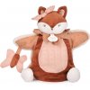 Doudou et Compagnie Paris Plyšová maňuška líška Mina ružová 25 cm