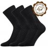 PEPINA 100% bavlnené ponožky Boma Čierna 46-48 3 páry PEPINA 100% bavlnené ponožky Boma Čierna 46-48 3 páry