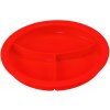 DMA Dělený talíř 23,5 cm bílý červený