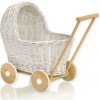 lovel Prútený kočík pre bábiky biely lovel Prútený kočík pre bábiky biely
