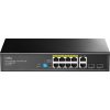 CUDY 8-Port Gigabit PoE+ Switch with 2 GbE and 2 Gigabit SFP CUDY 8-Port Gigabit PoE+ Switch with 2 GbE and 2 Gigabit SFP
