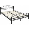 tectake 404515 kovová posteľ dvojlôžková romance vrátane lamelových roštov - 200 x 140 cm, čierna/čierna tectake 404515 kovová posteľ dvojlôžková romance vrátane lamelových roštov - 200 x 140 cm, čierna/čierna
