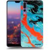 Picasee silikónový čierny obal pre Huawei P20 Pro - Blue Magma Picasee silikónový čierny obal pre Huawei P20 Pro - Blue Magma