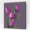 Vymalujsisam.sk Maľovanie podľa čísiel - Fialové tulipány Veľkosť: 40x50cm, Rám: Na kartónovej doske Vymalujsisam.sk Maľovanie podľa čísiel - Fialové tulipány Veľkosť: 40x50cm, Rám: Na kartónovej doske