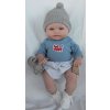 Realistické miminko - chlapeček Dani se zoubky v modrém svetříku s kočičkou od firmy Lamagik (Realistická miminka ze Španělska) Realistické miminko - chlapeček Dani se zoubky v modrém svetříku s kočičkou od firmy Lamagik (Realistická miminka ze Španělska)