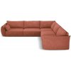 Mazzini Sofas Červená rohová pohovka variabilná Vanda Mazzini Sofas Červená rohová pohovka variabilná Vanda
