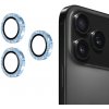 Ochranná skla čoček fotoaparátů Glitter glass pro Apple iPhone 17 Pro/17 Pro Max Farva: Modrá Ochranná skla čoček fotoaparátů Glitter glass pro Apple iPhone 17 Pro/17 Pro Max Farva: Modrá