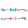 Duvo+ Puppy TPR Bone with cotton rope 35 cm