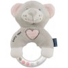 Plyšové hrkálka BABY MIX MEDVEĎ Sivá,Ružová,Biela Plyšové hrkálka BABY MIX MEDVEĎ Sivá,Ružová,Biela