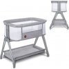 LIONELO Postieľka Luna 2v1 Grey Concrete