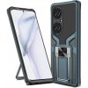Kryt Magnetic Holder Armor na Huawei P50 Pro - Cyan Kryt Magnetic Holder Armor na Huawei P50 Pro - Cyan