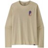 Pánske tričko Patagonia M's L/S Cap Cool Daily Graphic Shirt - Lands Veľkosť: XL / Farba: béžová Pánske tričko Patagonia M's L/S Cap Cool Daily Graphic Shirt - Lands Veľkosť: XL / Farba: béžová