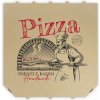 Pizza krabica KUCHÁR 45 x 45 x 4,5 cm hnedá, 50 ks Pizza krabica KUCHÁR 45 x 45 x 4,5 cm hnedá, 50 ks