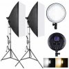 Softbox Set s LCD - 2x led softbox 50×70 cm Softbox Set s LCD - 2x led softbox 50×70 cm