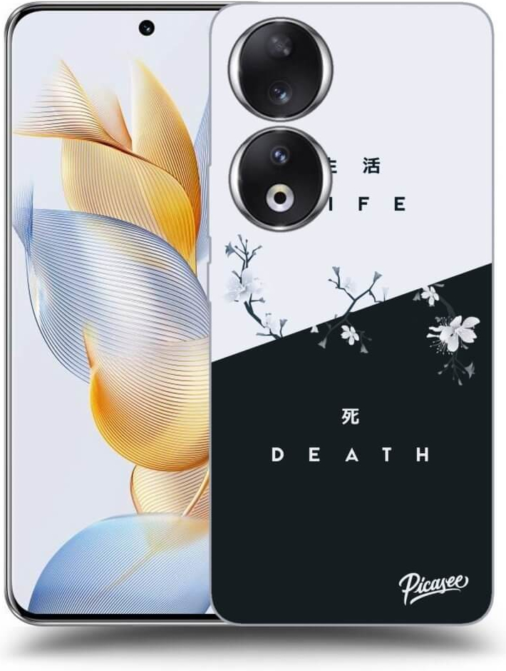 Púzdro Picasee silikónové Honor 90 5G - Life - Death čierne