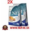 N&D Ocean Dog Adult Mini Low Grain Cod Spelt Oats & Orange 2 x 7 kg