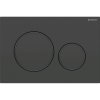 GEBERIT Sigma20 Round dvojčinné ovládacie tlačidlo, lakované, matná čierna, s povrchovou úpravou easy-to-clean, 115.882.16.1 GEBERIT Sigma20 Round dvojčinné ovládacie tlačidlo, lakované, matná čierna, s povrchovou úpravou easy-to-clean, 115.882.16.1