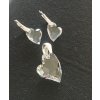 Set Swarovski elements srdce Devoted2U číry CRYSTAL 17mm Set Swarovski elements srdce Devoted2U číry CRYSTAL 17mm