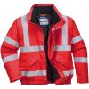 Portwest S463 HI VIS BOMBER Reflexná bunda Červená
