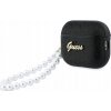 Puzdro Guess Glitter Pearl Strap pre AirPods Pro 3 čierne Puzdro Guess Glitter Pearl Strap pre AirPods Pro 3 čierne