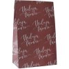 Bella Rose Papierové vrecko Miluju Vánoce Vínový – 10 ks Bella Rose Papierové vrecko Miluju Vánoce Vínový – 10 ks