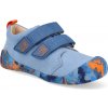 Affenzahn detské barefoot topánky Prewalker Leather Walky Elephant modrá