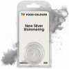 Food Colours Jedlá prachová perleťová farba New Silver Shimmering 2 Strieborná 5 g