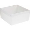 Darčeková krabica s priehľadným vekom 300x300x150/35 mm, biela Darčeková krabica s priehľadným vekom 300x300x150/35 mm, biela