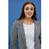 Finely plaid jacket čierna | modrá | biela | šedá | viacfarená | viacfarená XS Moodo 5904152366296 Finely plaid jacket čierna | modrá | biela | šedá | viacfarená | viacfarená XS Moodo 5904152366296