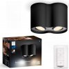 Philips | Philips - LED Stmievateľné bodové svietidlo Hue PILLAR 2xGU10/4,2W/230V + DO čierna | P6201 Philips | Philips - LED Stmievateľné bodové svietidlo Hue PILLAR 2xGU10/4,2W/230V + DO čierna | P6201