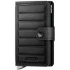 Secrid kožená PREMIUM Miniwallet Emboss Lines čierna