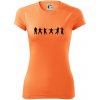 Karate postavy - Dámske Fantasy športové (dresovina) - M ( Neon mandarine ) Karate postavy - Dámske Fantasy športové (dresovina) - M ( Neon mandarine )