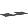 Doska pod umývadlo Hansgrohe Xevolos E 118x1x55 cm matná bridlicovo šedá mat 54210760 Doska pod umývadlo Hansgrohe Xevolos E 118x1x55 cm matná bridlicovo šedá mat 54210760
