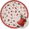 Červený okrúhly koberec s vianočným motívom ø 150 cm Red Christmas – Villeroy&Boch Červený okrúhly koberec s vianočným motívom ø 150 cm Red Christmas – Villeroy&Boch