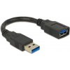 Delock 82776 USB 3.0 prodlužující A/A samec/samice, 15cm