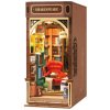 Robotime Stavebnica - zarážka na knihy Bookstore (drevená)