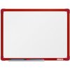 Biela magnetická popisovacia tabuľa boardOK 600 x 450 mm, červený rám Biela magnetická popisovacia tabuľa boardOK 600 x 450 mm, červený rám