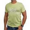 Alpha Industries Basic T-Shirt Arctic Lime tričko pánske Farba: žltá, Veľkosť: L Alpha Industries Basic T-Shirt Arctic Lime tričko pánske Farba: žltá, Veľkosť: L