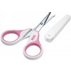 Detské zdravotné nožnice s krytom NUK ružové Detské zdravotné nožnice s krytom NUK ružové