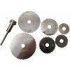 HSS pílové kotúče pre Dremel 6ks / driek 3 mm HSS pílové kotúče pre Dremel 6ks / driek 3 mm