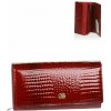 Dámska lakovaná kožená peňaženka GROSSO GS-PN20-RS-red