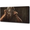 Foto obraz na plátne do obývačky Africká maska 100x50 cm Foto obraz na plátne do obývačky Africká maska 100x50 cm