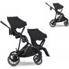Súrodenecký kočík EasyGo Duoflex Ebony Black 2 športové časti Súrodenecký kočík EasyGo Duoflex Ebony Black 2 športové časti